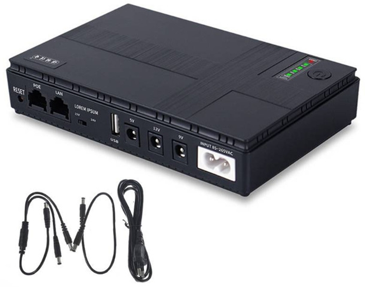 ИБП для маршрутизатора XoKo DC1018P DC UPS 10400 mAh Black (XK-DC1018P-BK) - изображение 3