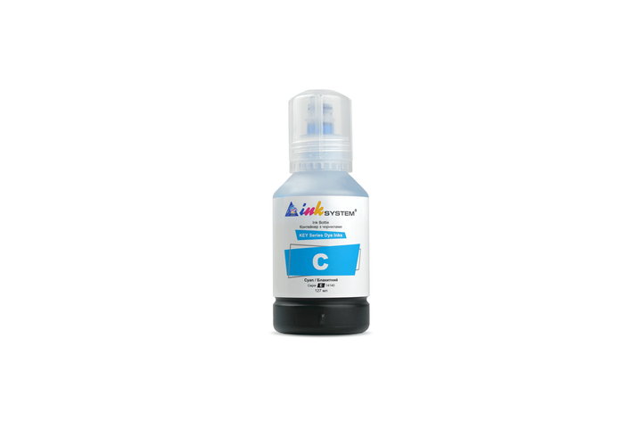 Светостойкие чернила INKSYSTEM Cyan 127 мл (Бесконтактные) - Фото 1 Светостойкие чернила INKSYSTEM Cyan 127 мл (Бесконтактные) - изображение 1