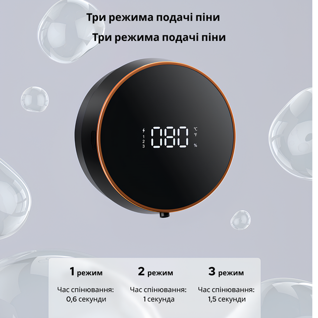 Дозатор сенсорный для жидкого мыла INSPIRE MYX-W1 Black - Фото 4 Дозатор сенсорный для жидкого мыла INSPIRE MYX-W1 Black - изображение 4