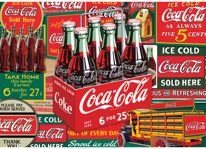 Puzzle Schmidt Coca Cola Klassiker 69.3 x 49.3 cm 1000 elementów (4001504599140) - obraz 2
