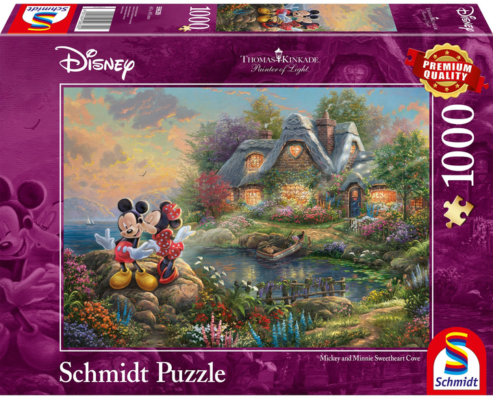 Пазл Schmidt Thomas Kinkade Painter of Light Disney Sweethearts Mickey & Minnie 69.3 x 49.3 см 1000 деталей (4001504596392) - зображення 1