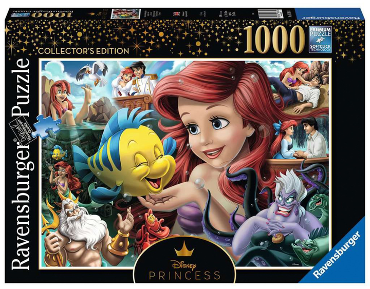 Puzzle Ravensburger Disney Księżniczka Ariel 70 x 50 cm 1000 elementów (4005556169634) - obraz 1