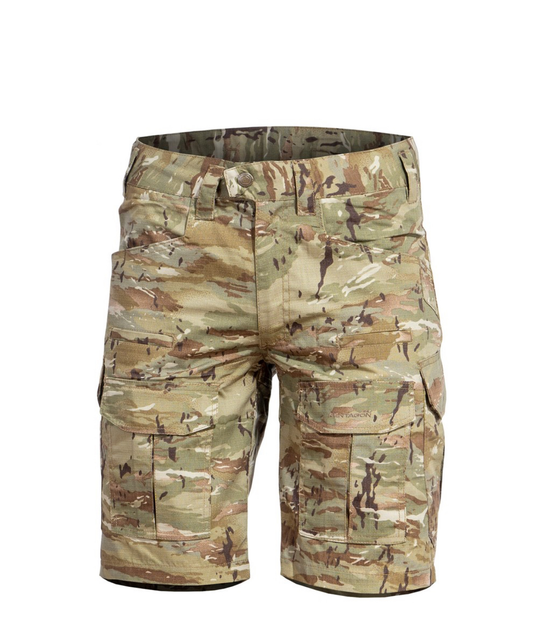 Шорти тактичні PENTAGON Lycos Short Pants із надміцного матеріалу Rip-Stop Multicam (Розмір 46) - зображення 1