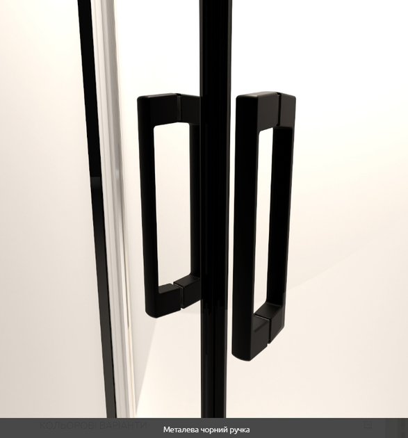 Душевая кабина RADAWAY Premium Pro Black PDD 90Lx80Rx200 стекло прозрачное 1013000-01-01+1013500-54-01 - изображение 6