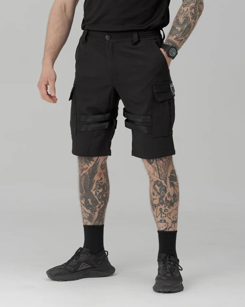 Шорты карго BEZET Aggressive черныйс - XXXL - Фото 1 Шорты карго BEZET Aggressive черныйс - XXXL - изображение 1