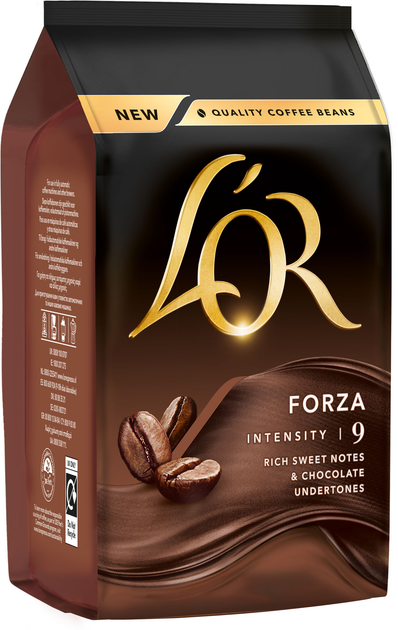 Акція на Кава в зернах L'OR Espresso Forza 100% Арабіка 200 г від Rozetka