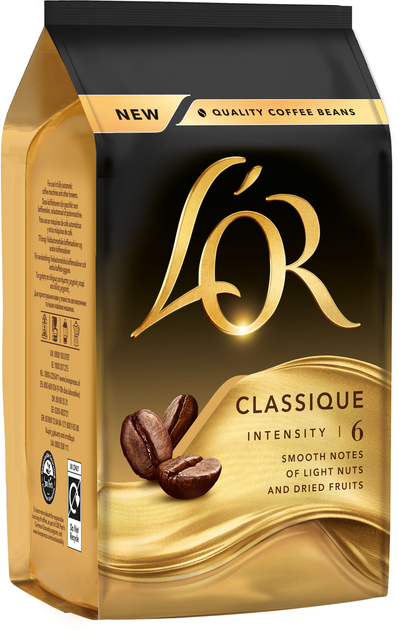 Купить Кофе в зернах L'OR Crema Absolute Classic 200 г (8711000571712 ...