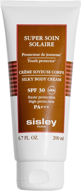 Сонцезахисна емульсія для тіла Sisley Super Soin Solaire Silky SPF 30 200 мл (3473311681058) - зображення 1