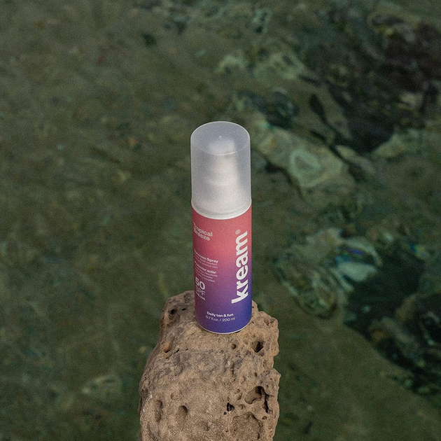 Сонцезахисна олія Kream Sunscreen Oil Tropical Breeze SPF 50+ 200 мл (8437022292120) - зображення 3