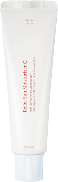 Krem przeciwsłoneczny Hyggee Relief Sun nawilżający SPF 50+ 50 ml (8809567925991) - obraz 1