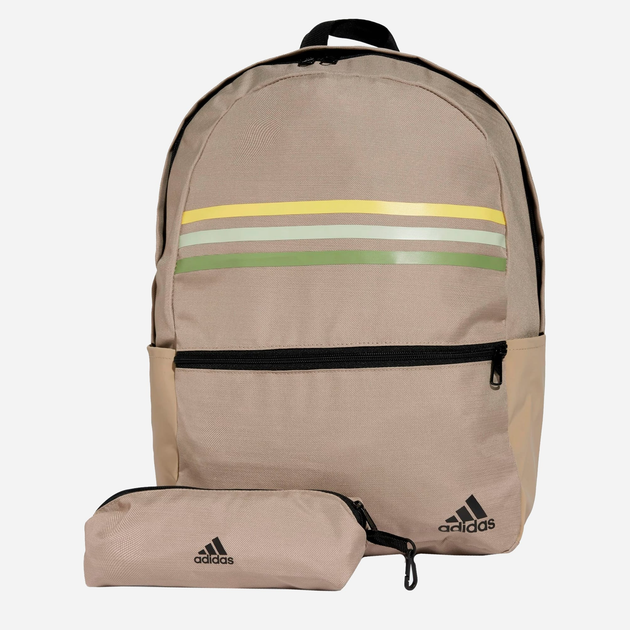 Акція на Рюкзак спортивний тканинний 27.7 л Adidas Classic 3S Pc IZ1896 Бежевий від Rozetka