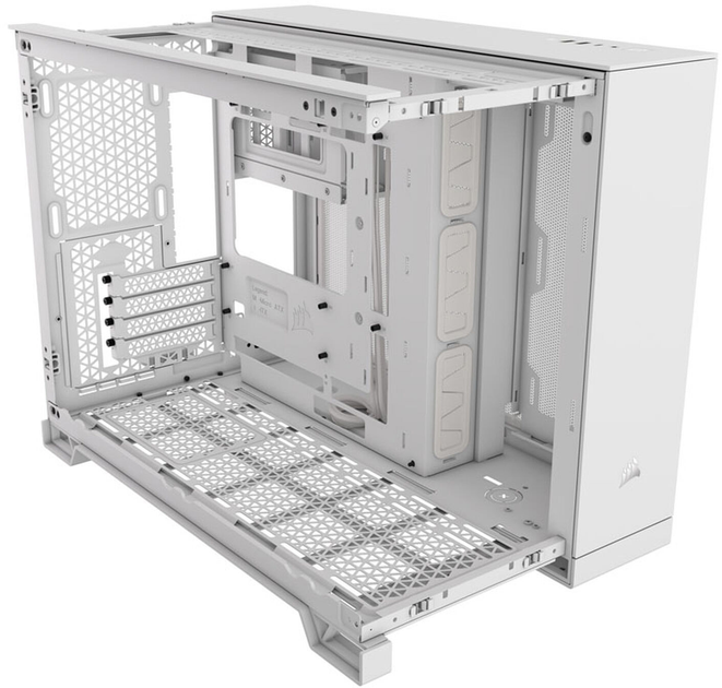 Obudowa Corsair 2500D Airflow White (CC-9011264-WW) - obraz 3