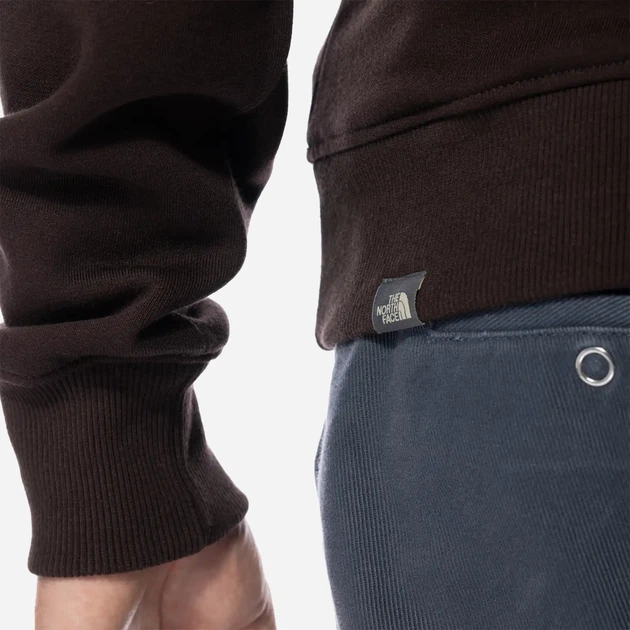 Худі оверсайз чоловіче The North Face Drew Peak Hoodie NF00AHJYI0I L Корчневе (196573595583) - зображення 5