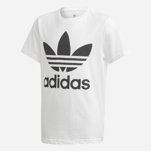 T-shirt młodzieżowy chłopięcy adidas Trefoil J 158 cm Biały (4060515201053) - obraz 1