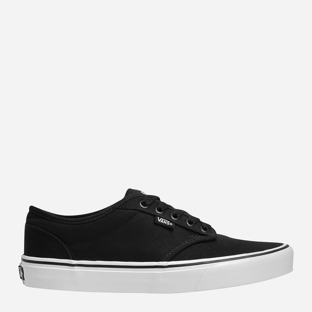 Чоловічі кеди низькі Vans Atwood Canvas 44 (10.5US) Чорний/Білий (766182062556) - зображення 1