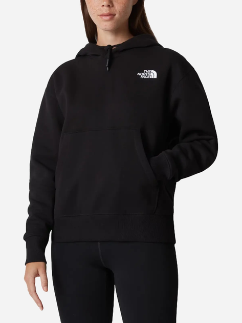 Bluza damska z kapturem kangurka The North Face Essential W NF0A7ZJDQLI L Czarna (196575520224) - obraz 1