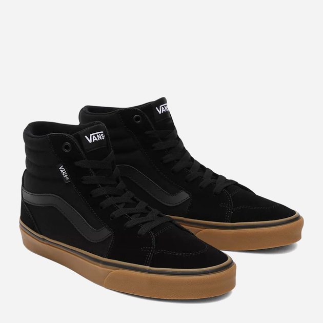 Чоловічі кеди високі Vans MN Filmore Hi 43 (10US) Чорний/Коричневий (196011212058) - зображення 3