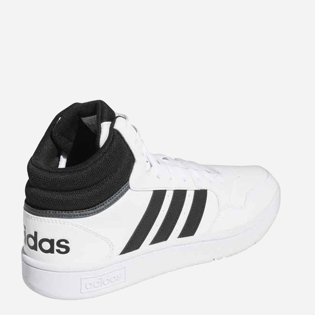 Sneakersy męskie wysokie adidas Hoops 3.0 Mid 44.5 (10UK) Białe (4064053690454) - obraz 4