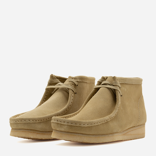 Чоловічі мокасини Clarks Originals Wallabee Boot 26155516 44.5 Бежеві (5059304189947) - зображення 2