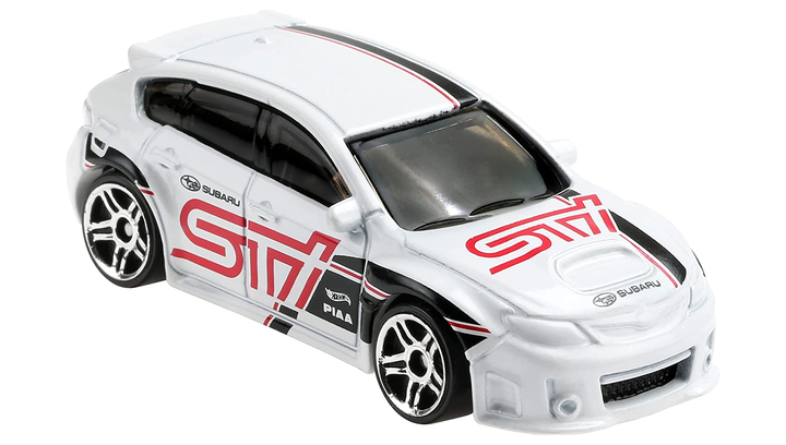 Машинка Базовая Hot Wheels Subaru WRX STI HW Speed Graphics 1:64 GTB98 White 1шт - изображение 4