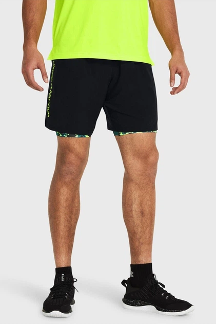 Чоловічі чорні шорти UA Woven Wdmk Shorts Under Armour XXL 1383356-002 - Фото 1 Чоловічі чорні шорти UA Woven Wdmk Shorts Under Armour XXL 1383356-002 - изображение 1