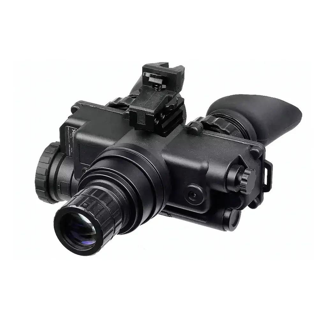 Бінокуляр нічного бачення AGM WOLF-7 PRO NL1 прилад нічного бачення АГМ для військових охорони із електронно-оптичним перетворювачем Gen 2+ Level та зеленим люмінофором 51-64 (штр/мм) штрихів на міліметр Чорний - зображення 1