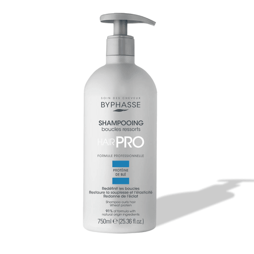Шампунь для кудрявых волос Byphasse Hair Pro Shampoo Boucles Ressorts Curly Hair 750 мл - Фото 1 Шампунь для кудрявых волос Byphasse Hair Pro Shampoo Boucles Ressorts Curly Hair 750 мл - изображение 1