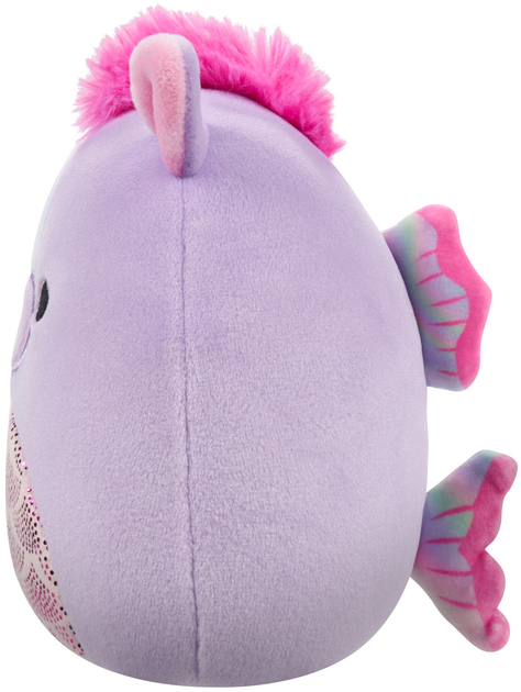 М'яка іграшка Squishmallows Little Plush Quayn Purple Hippocampus w/Scale Belly 13см (0196566418042) - зображення 3