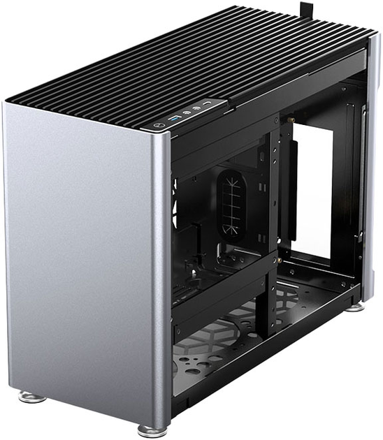 Obudowa Jonsplus i100 Pro Mini-ITX Silver (i100PRO-A Silver) - obraz 3