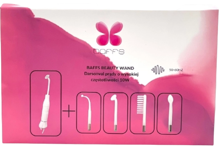 Апарат для догляду за шкірою BAFFS Дарсонваль Beauty Wand високочастотний струм 10 Вт (5905930212125) - зображення 1