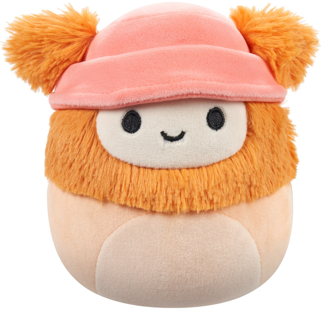 Maskotka Squishmallows Little Plush Fuzzy Peach Yeti W/Hat and Fuzzy 13 cm (0196566418066) - obraz 1