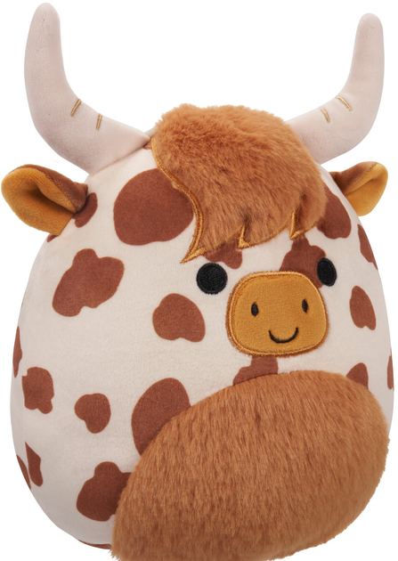 Maskotka Squishmallows Little Plush Alonzo Brown and White Highland Cow 19 cm (0196566411371) - obraz 5