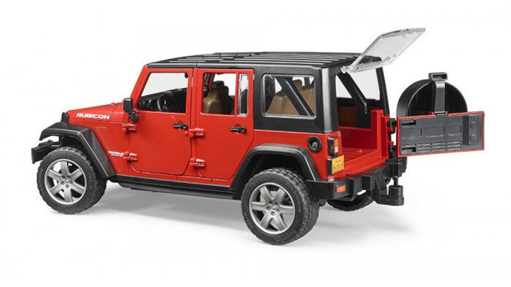 Jeep Bruder Wrangler Rubicon Unlimited (4001702025250) - obraz 5
