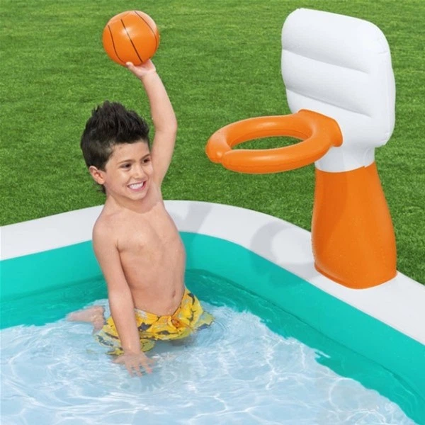 Дитячий басейн Bestway 54445 Dunk'N Splash 251 x 168 x 102 см (6941607348758) - зображення 3