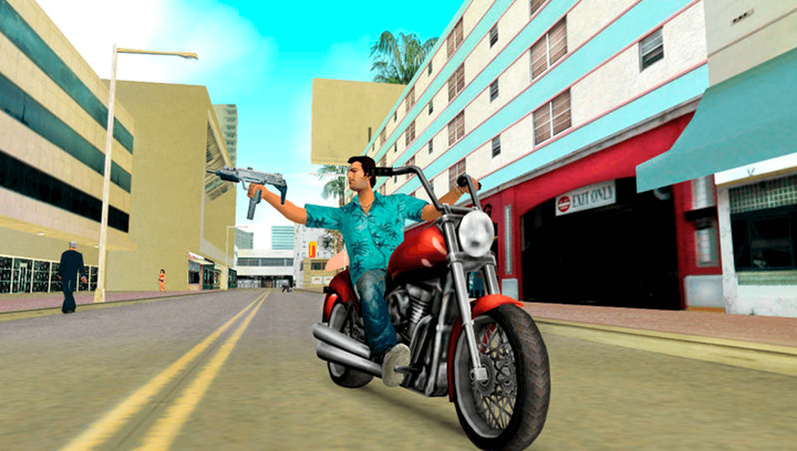 Игра Sony PlayStation 2 Grand Theft Auto: Vice City Europe Английская Версия Б/У - изображение 3