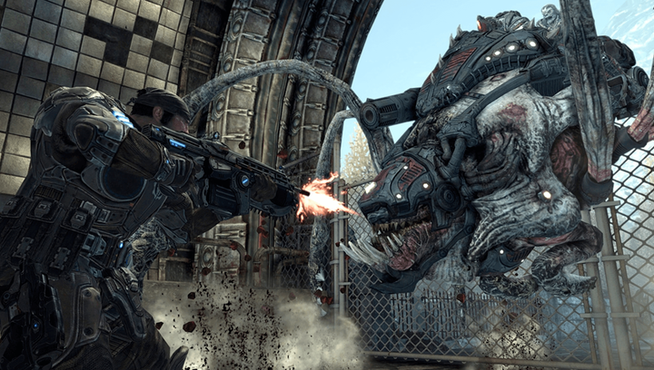 Гра Microsoft Xbox 360 Gears of War 2 Російські Субтитри Б/У - зображення 4