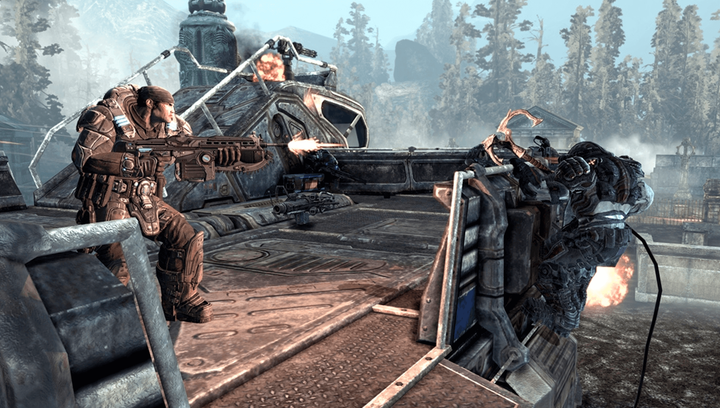 Гра Microsoft Xbox 360 Gears of War 2 Російські Субтитри Б/У - зображення 7