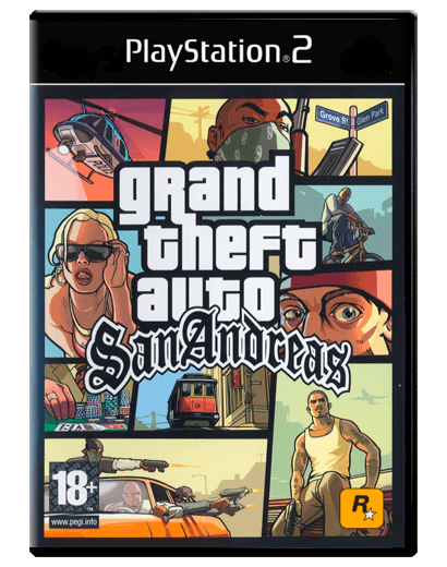 Игра RMC PlayStation 2 Grand Theft Auto: San Andreas Русские Субтитры - Фото 1 Игра RMC PlayStation 2 Grand Theft Auto: San Andreas Русские Субтитры - изображение 1
