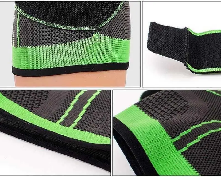 Бандаж коленного сустава наколенник Knee Support Copper фиксатор для колена, цвет черно-зеленый (8727922994) - Фото 6 Бандаж коленного сустава наколенник Knee Support Copper фиксатор для колена, цвет черно-зеленый (8727922994) - изображение 6