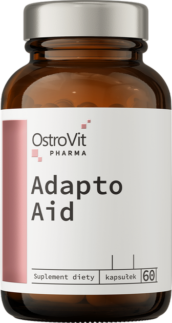 Suplement diety OstroVit Pharma Adapto Aid 60 kapsułek (5903246229493) - obraz 1