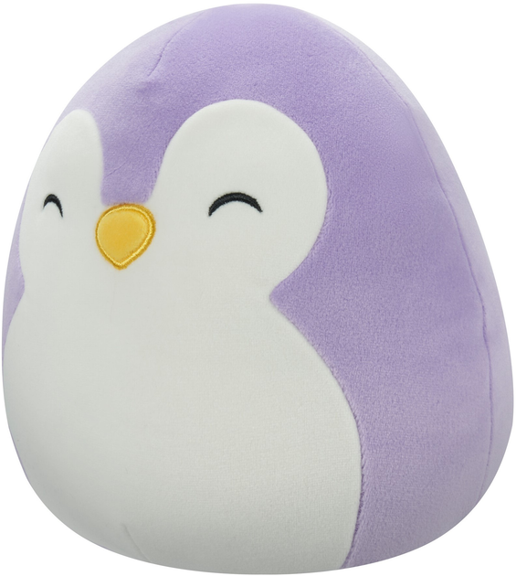 Maskotka Squishmallows Little Plush Elle Purple Penguin W/Closed Eyes and White Belly 19 cm (0196566411425) - obraz 4