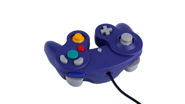 Набір Геймпад Дротовий RMC GameCube Indigo 1.5m + Гра Nintendo Wii Super Smash Bros. Brawl Europe Англійська Версія Без Обкладинки Б/У - зображення 3