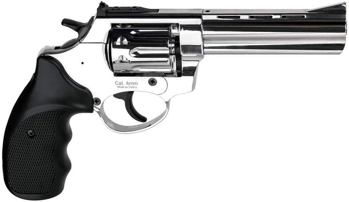 Револьвер Флобера Voltran Ekol Viper 4.5" (хром/пластик) - зображення 2