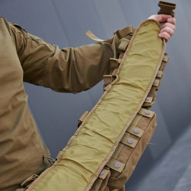РПС YAKEDA з 6 підсумками + Органайзер / Розвантажувальний Пояс CORDURA 900D койот розмір універсальний - зображення 5