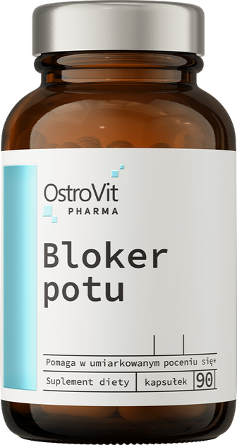 Suplement diety OstroVit Pharma Sweat Blocker 90 kapsułek (5903933908540) - obraz 1