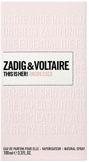 Woda perfumowana damska Zadig & Voltaire This Is Her Undressed 100 ml (3423222086640) - obraz 3