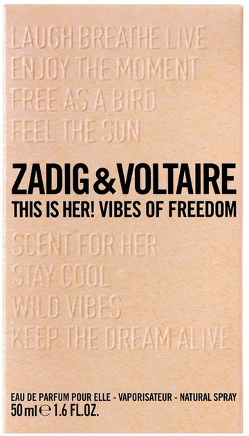 Woda perfumowana damska Zadig & Voltaire This Is Her Vibes Of Freedom 50 ml (3423222048297) - obraz 3