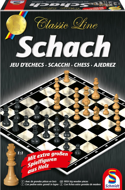 Szachy Schmidt Classic Line (4001504490829) - obraz 1