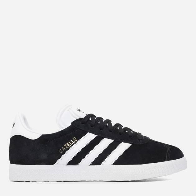 Акція на Жіночі кеди низькі Adidas Gazelle BB5476 38 (5UK) 23.5 см Cblack/White/Goldmt від Rozetka