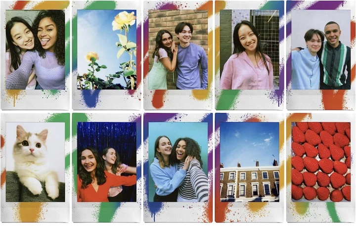 Фотопапір Fujifilm INSTAX MINI SPRAY ART картридж для Instax mini 8, 9, 11, 12, 90, 99, 40, 41, 50, 70, 25S, EVO, liplay, Polaroid 300, SHARE SP-1, SP-2, link (54х86мм 10шт) - зображення 2